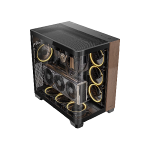 Antec C8 CURVE WOOD Full Tower E-ATX Gaming Casing With 4x ARGB Tranquil Fan