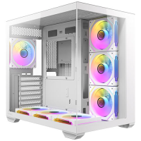 Antec CX Mirror ARGB Mid Tower ATX Gaming Case White