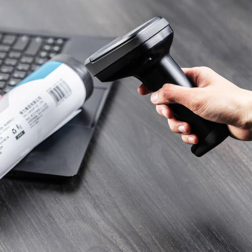 Deli 14952W Handheld Barcode Scanner | Distribution Hub