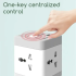 Deli ET426 2500W Travel Adapter