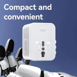 Deli ET766 25W Travel Adapter