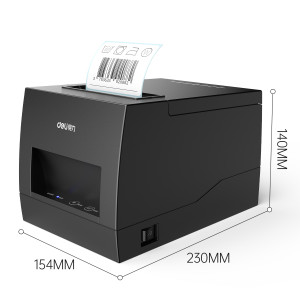 Deli E886BW two in one Receipts & Labels Printer