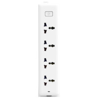 Deli C18337 (03) 4Port Household Power Strip with Surge Protection