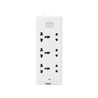 Deli C18339 (03) 6 Port Household Power Strip with Surge Protection