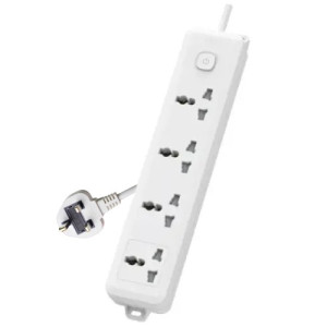 Deli CT703ES 3 Pin 4 Port 3 Meter Power Strip