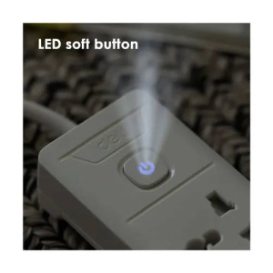 Deli ET404 4 Holes 5m Universal Conventional   Power Strip