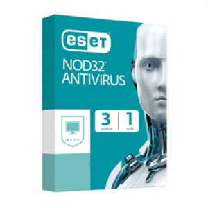 ESET NOD32 Antivirus 3 User For 1 Year