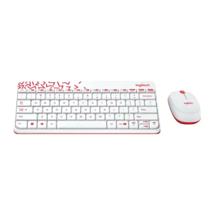 Logitech MK240 Wireless Keyboard & Mouse Combo White