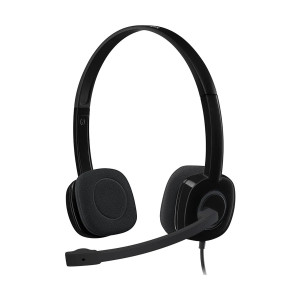 Logitech H151 Stereo Headset Black