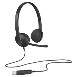 Logitech H340 Stereo USB Headset with Microphone