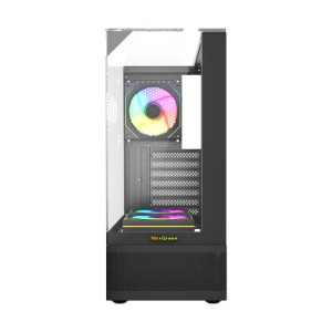 MaxGreen 190-1 Mid-Tower ATX Casing With 3x MaxGreen M59 ARGB Fan