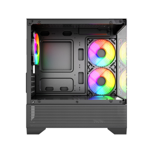 MaxGreen 350 Mid-Tower M-ATX Gaming Case With 3x ARGB Fan