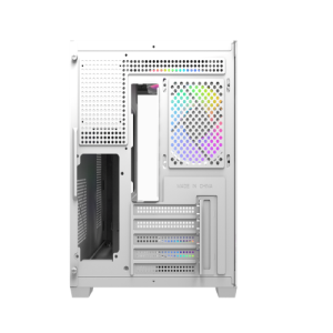 MaxGreen Bright Wave F7 Mid Tower M-ATX Gaming Case With 7x ARGB Fan