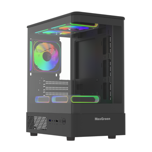 MaxGreen Curve Arylic 312 Mid-Tower M-ATX Gaming Casing MaxGreen Curve Arylic 312 Mid-Tower M-ATX Gaming Casing