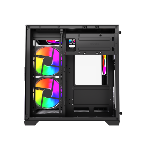 MaxGreen E275-S02 Mid-Tower M-ATX Gaming Case With 5x ARGB Fan