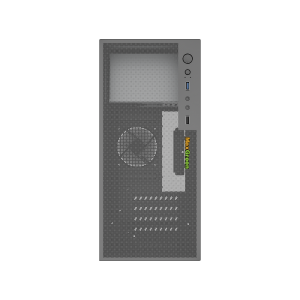 MaxGreen H2 M-ATX Case With 200W Power Supply