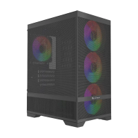 MaxGreen Mesh Pro A10 Mid Tower M-ATX Gaming Case With 4xARGB Fan