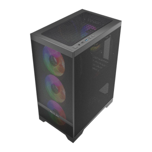 MaxGreen Mesh Pro A10 Mid Tower M-ATX Gaming Case With 4xARGB Fan
