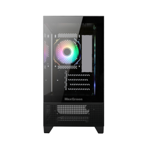 MaxGreen Panora F3 Mid-Tower M-ATX Gaming Casing