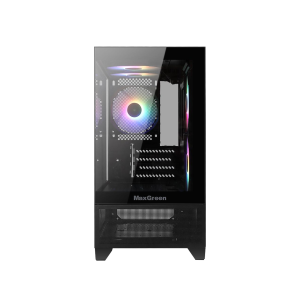 MaxGreen Panora PS5 Mid-Tower M-ATX Gaming Casing With 200W PSU