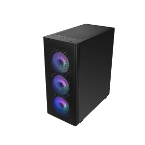 MaxGreen PS195-15 Mid-Tower ATX Gaming Case With M57 ARGB Fan