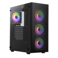 MaxGreen PS195-15 Mid-Tower ATX Gaming Case With M57 ARGB Fan