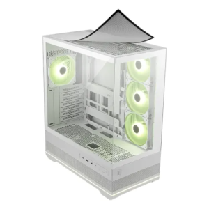 MSI MAG PANO 110R PZ WHITE ARGB ATX Mid Tower Gaming Casing