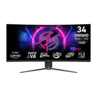 MSI MPG 346CQRF X24 34" UWQHD 240Hz Curved Gaming Monitor