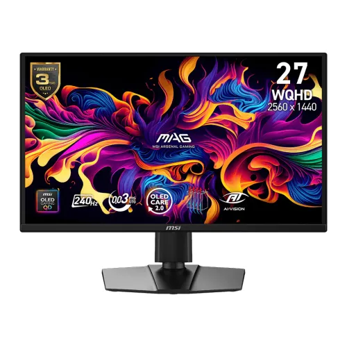 MSI MAG 272QP QD-OLED X24 26.5" 2K WQHD 240Hz 0.03ms Gaming Monitor MSI MAG 272QP QD-OLED X24 26.5" 2K WQHD 240Hz 0.03ms Gaming Monitor