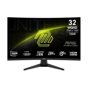 MSI MAG 321CQF E18 32" WQHD 180Hz Rapid VA Curve Gaming Monitor