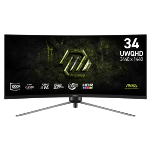 MSI MAG 345CQRF E20 34" 200Hz UWQHD Curved Gaming Monitor