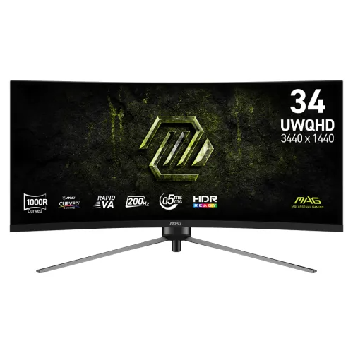 MSI MAG 345CQRF E20 34" 200Hz UWQHD Curved Gaming Monitor MSI MAG 345CQRF E20 34" 200Hz UWQHD Curved Gaming Monitor