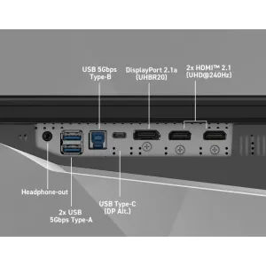 MSI MPG 322UR QD-OLED X24 31.5" QD-OLED 240Hz Gaming Monitor