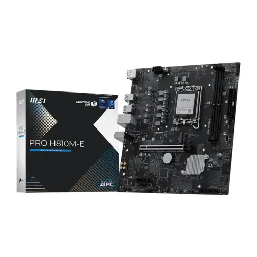 MSI PRO H810M-E DDR5 LGA1851 mATX Motherboard MSI PRO H810M-E DDR5 LGA1851 mATX Motherboard