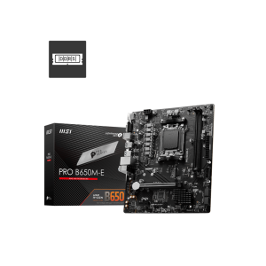 MSI PRO B650M-E AM5 mATX Motherboard