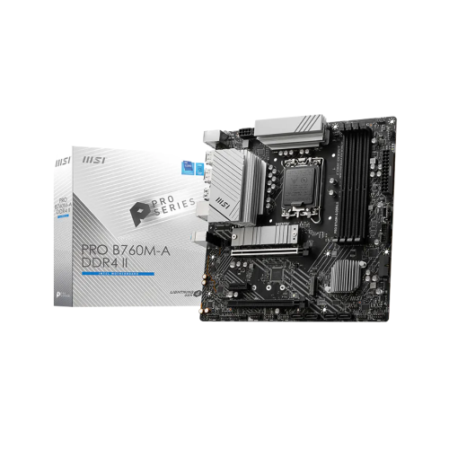 MSI PRO B760M-A DDR4 II WIFI mATX Motherboard MSI PRO B760M-A DDR4 II WIFI mATX Motherboard