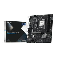 MSI PRO B860M-E LGA 1851 mATX Motherboard