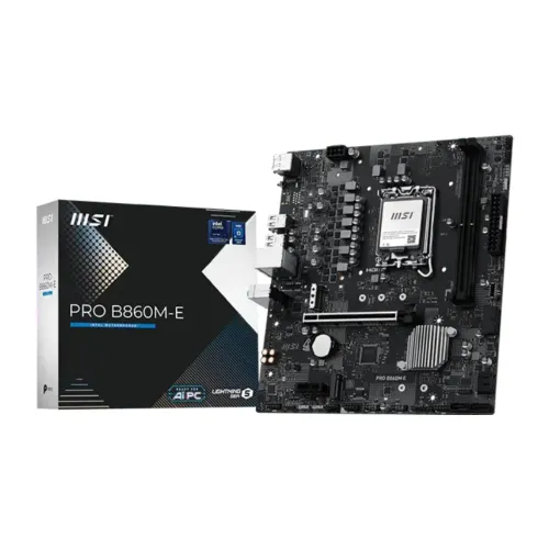 MSI PRO B860M-E LGA 1851 mATX Motherboard MSI PRO B860M-E LGA 1851 mATX Motherboard