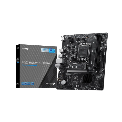 MSI PRO H610M-S DDR4 II mATX Motherboard MSI PRO H610M-S DDR4 II mATX Motherboard