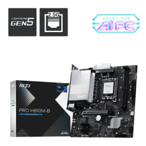 MSI PRO H810M-B DDR5 LGA1851 mATX Motherboard