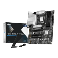 MSI PRO Z890-S WIFI6E LGA 1851 ATX Motherboard