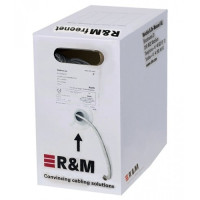 R&M Cat 6 U/UTP 4P 250 MHz Cable Box (Grey, Orange)