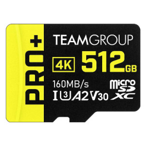 TEAM A2 Pro Plus 512GB UHS-I U3 MicroSD CARD