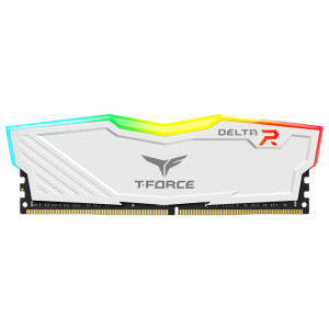 Team Delta RGB 8GB DDR4 3200MHz Desktop RAM White