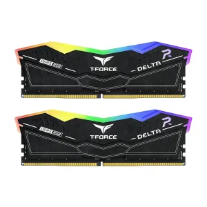 TEAM Delta RGB 64GB(2x32GB) DDR5 6000MHz CL30 Desktop Gaming RAM
