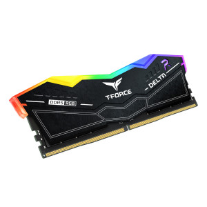 TEAM Delta RGB 16GB(2x8GB) DDR5 5200MHz Gaming Desktop RAM Black