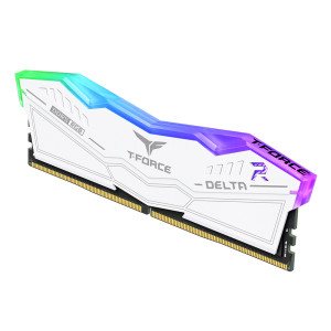 TEAM Delta RGB 16GB DDR5 5200MHz Gaming Desktop RAM White