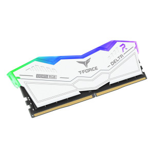 TEAM Delta RGB 8GB DDR5 6000MHz Gaming Desktop RAM White