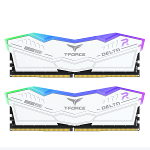TEAM Delta RGB 16GB(2x8GB) DDR5 6000MHz Gaming Desktop RAM White