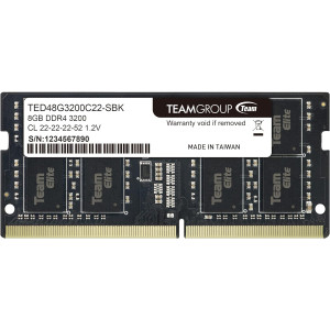 TEAM ELITE 8GB 3200MHz Laptop RAM